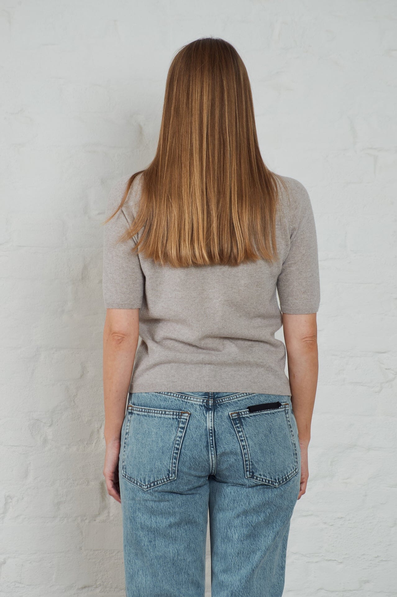 ArnieSays: Julia Lt Beige Melange Genser