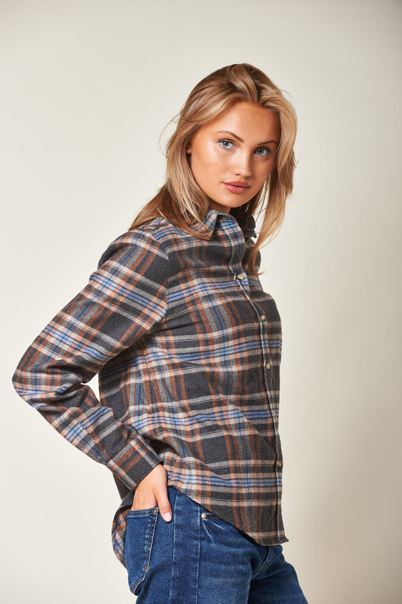 Arc Muted Tartan Dk Grey