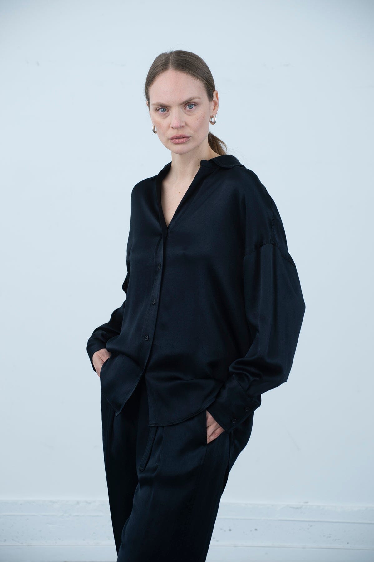 ArnieSays: Rocha Satin Midnight Skjorte