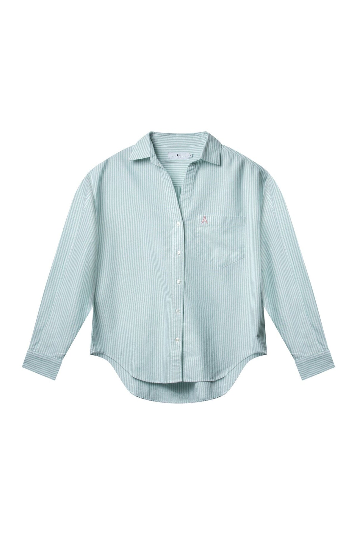 ArnieSays: VENICE Oxford Classic Stripe Soft Green Stripe Skjorte