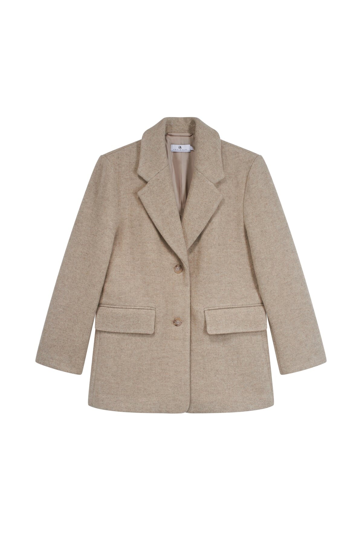 ArnieSays: Sawyer Herringbone Beige Jakke