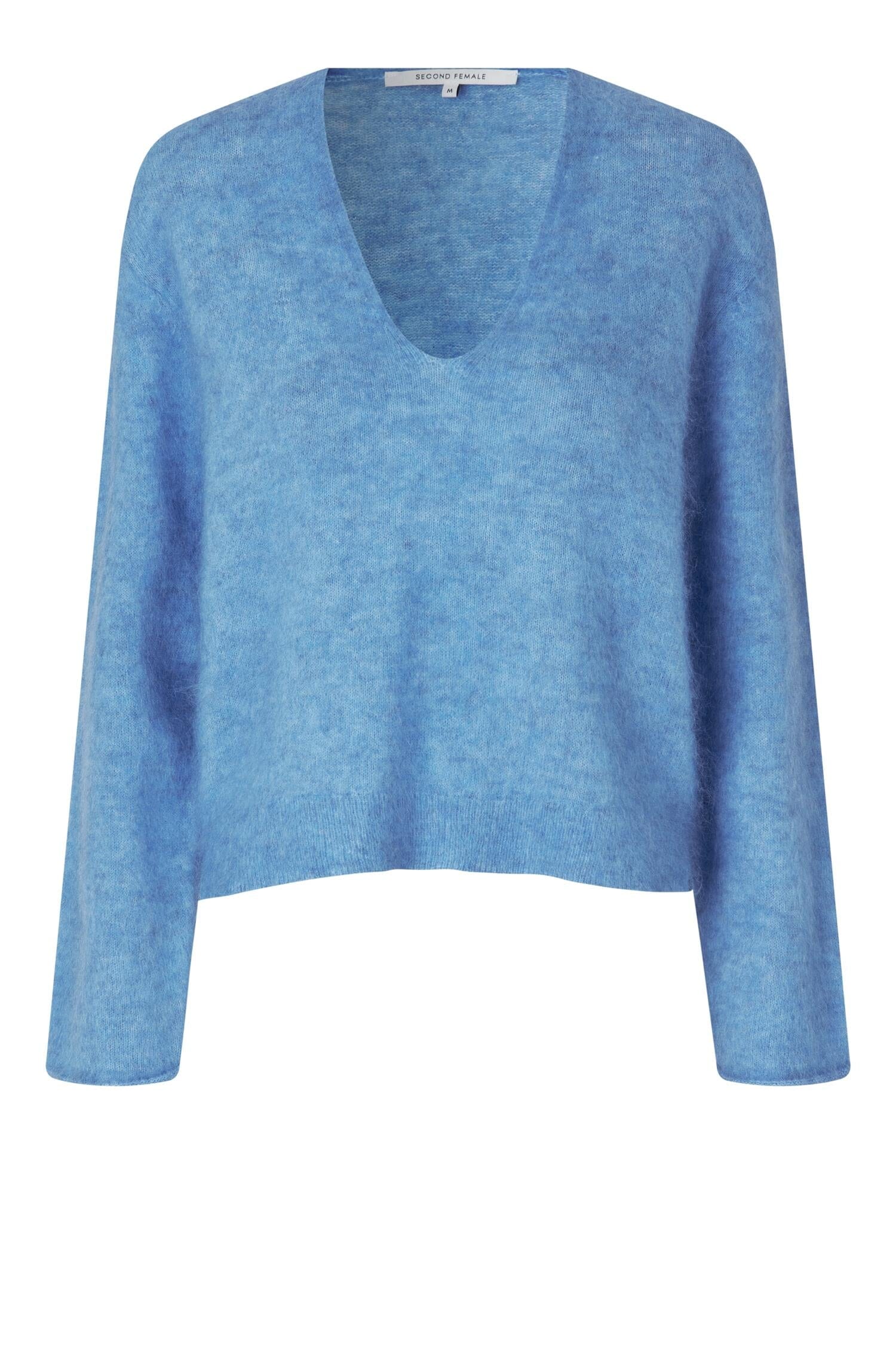 Second Female Camryn Knit V-Neck Marina Genser