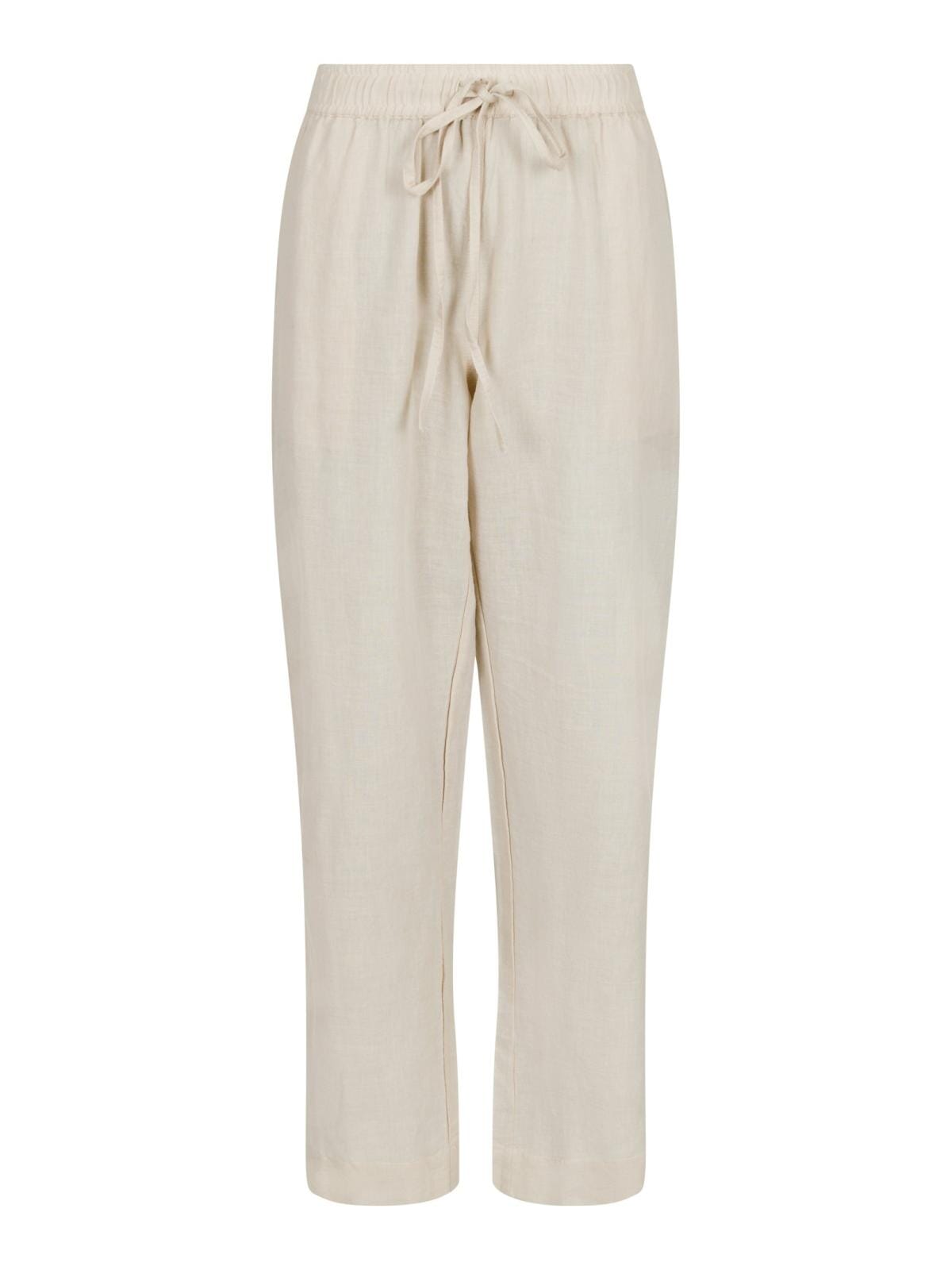 Neo Noir Sonar Linen Pants Sand Bukse