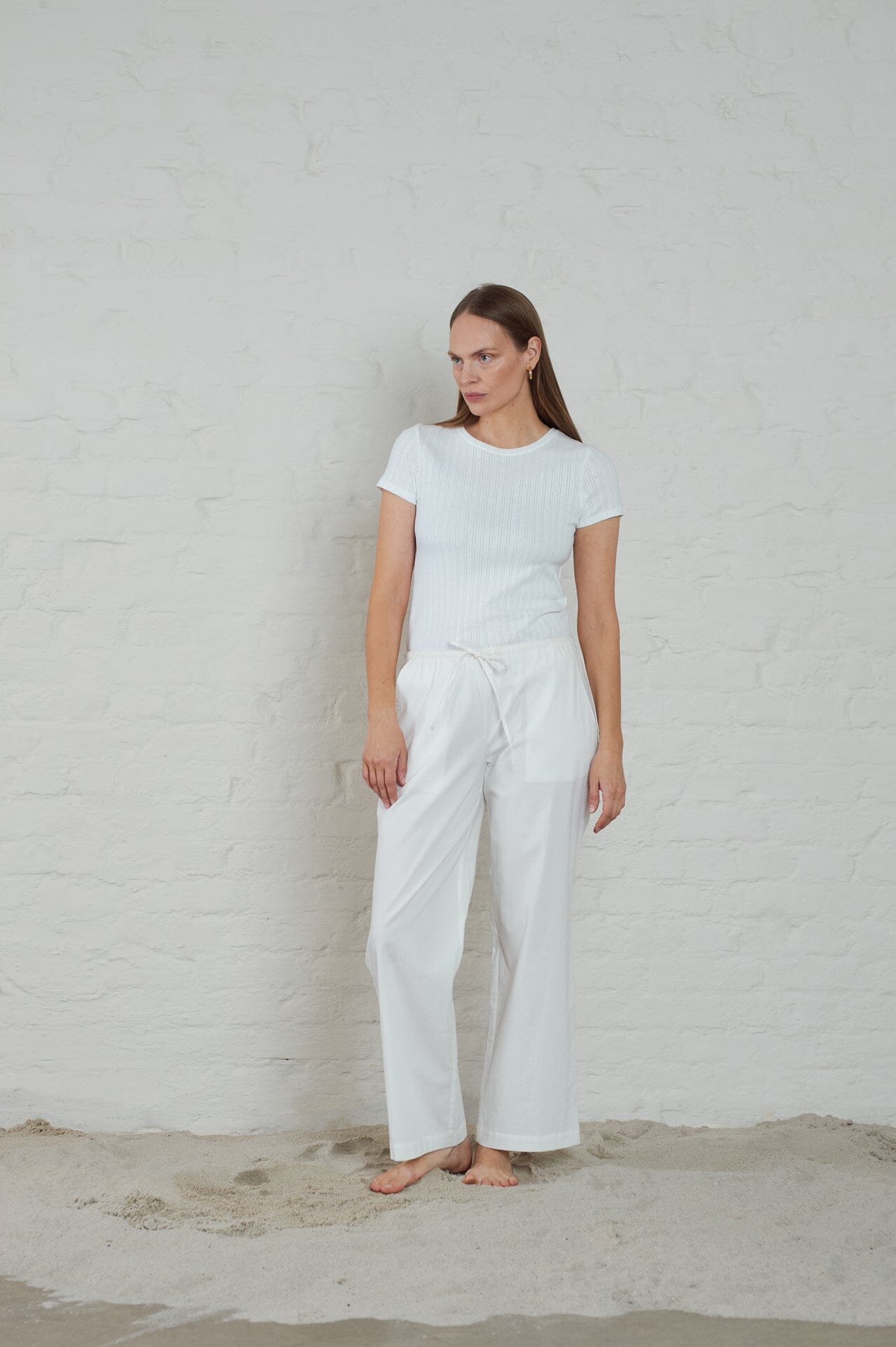 ArnieSays: Euston Seersucker Offwhite Bukse