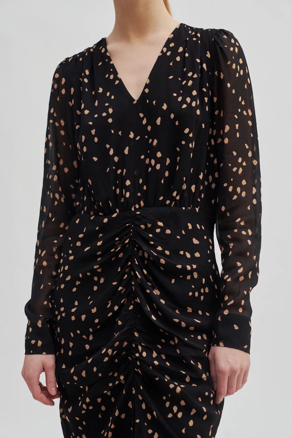 Second Female Mild Fitted Dress Black Kjole