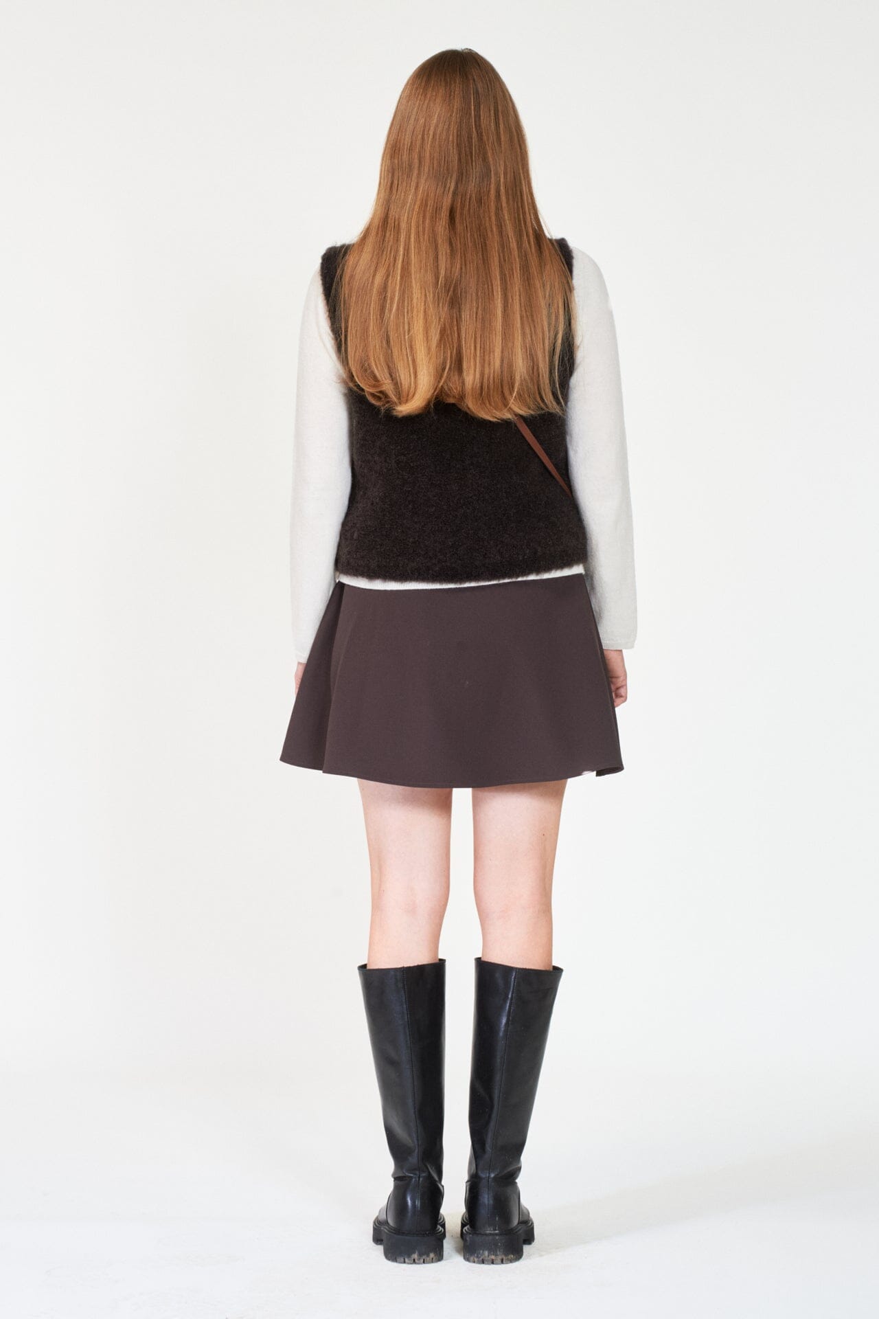 ArnieSays: ELOISE Cady Dk Brown Skjørt