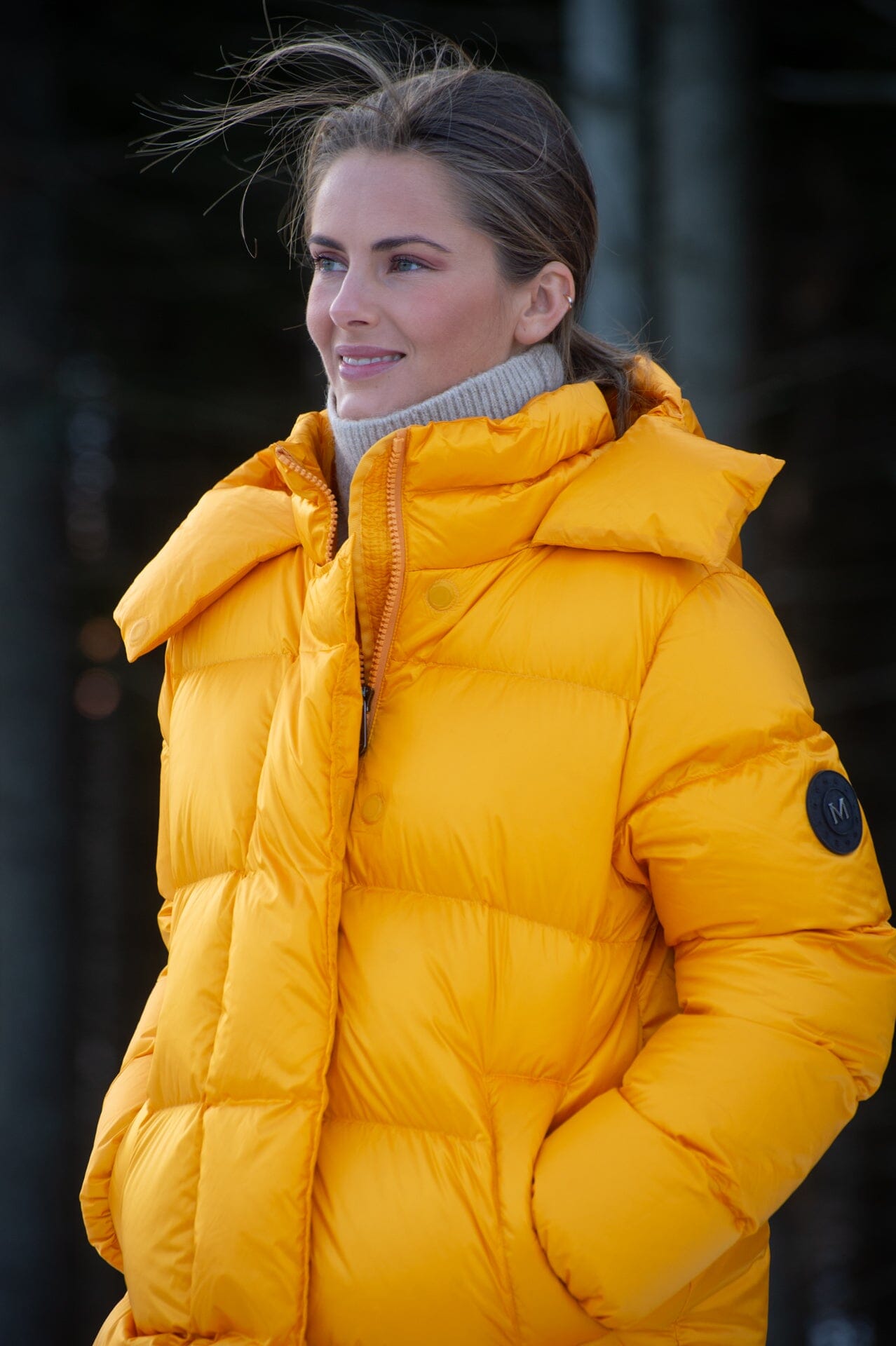 Monel Lucie Boxy Mid Royal Yellow Ytterplagg
