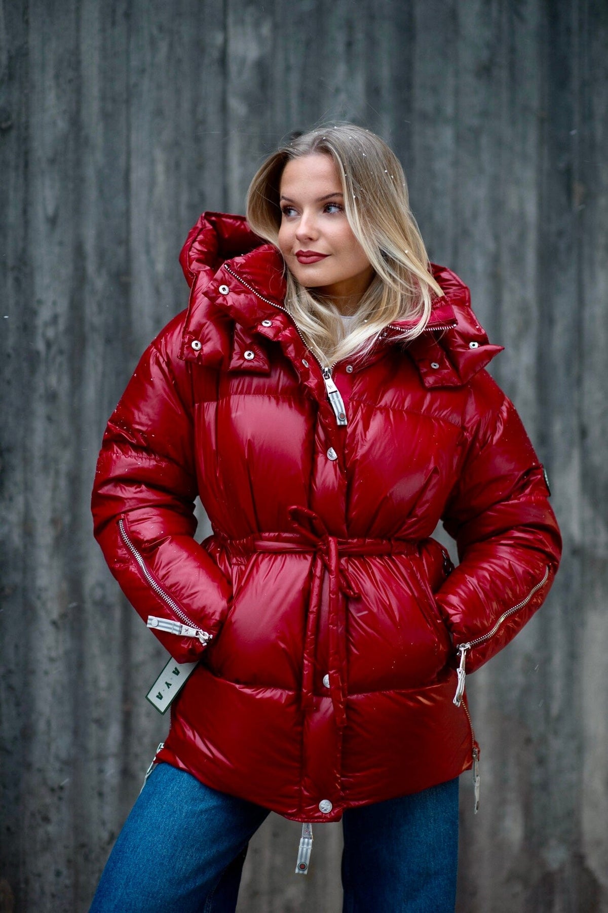 CAYA Jackie Deep Red Ytterplagg