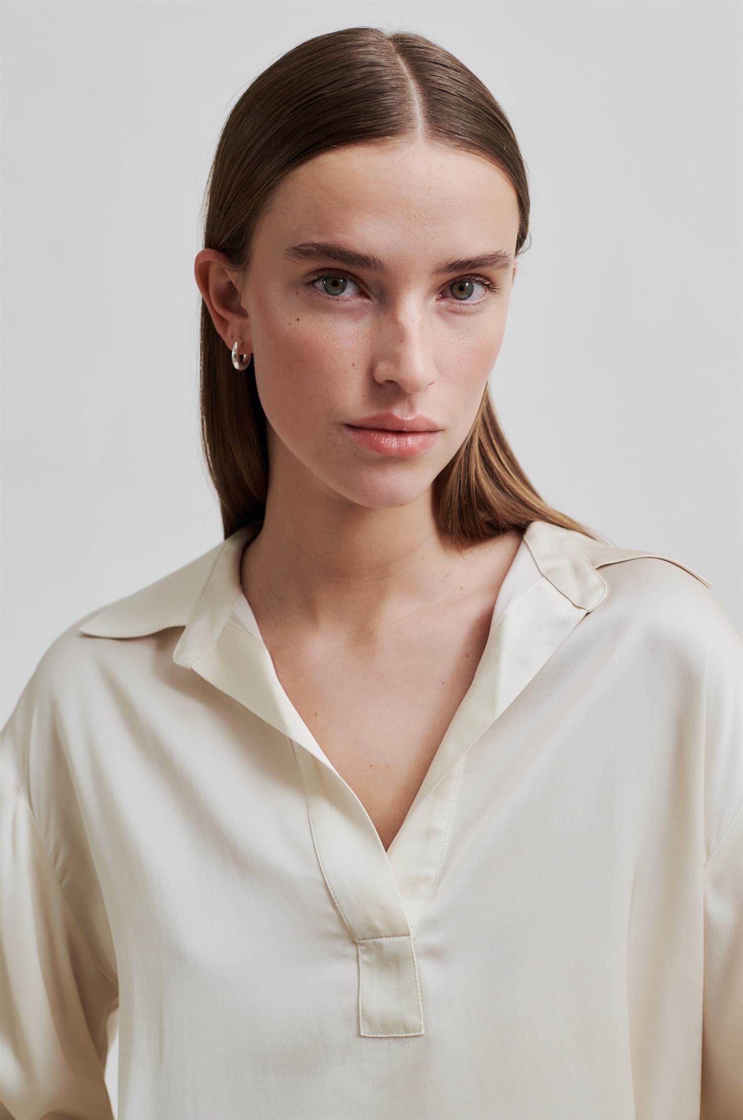 Second Female Bardi LS Blouse Brazilian Sand Bluse
