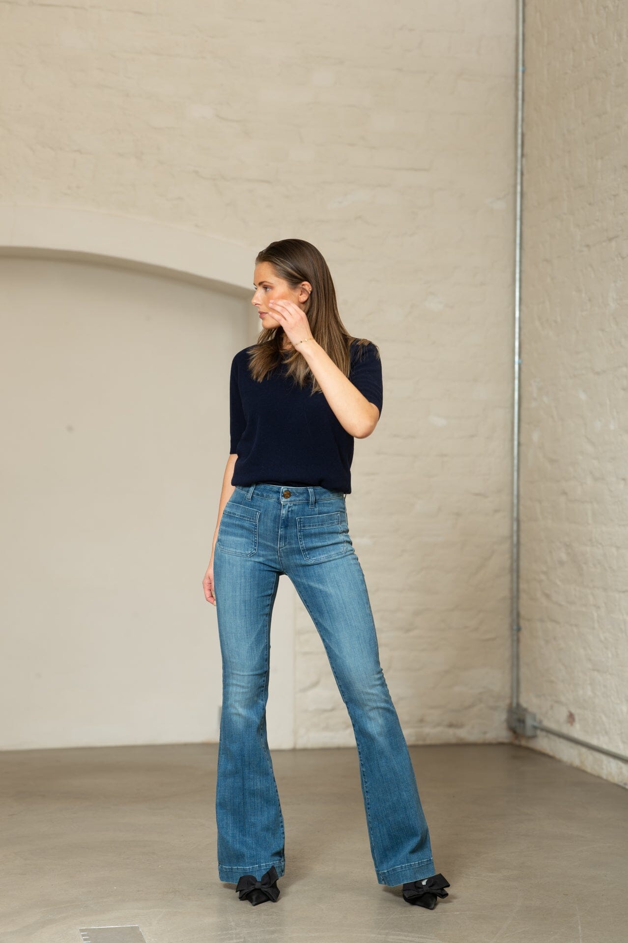Seafarer Delphine Blue Bukse