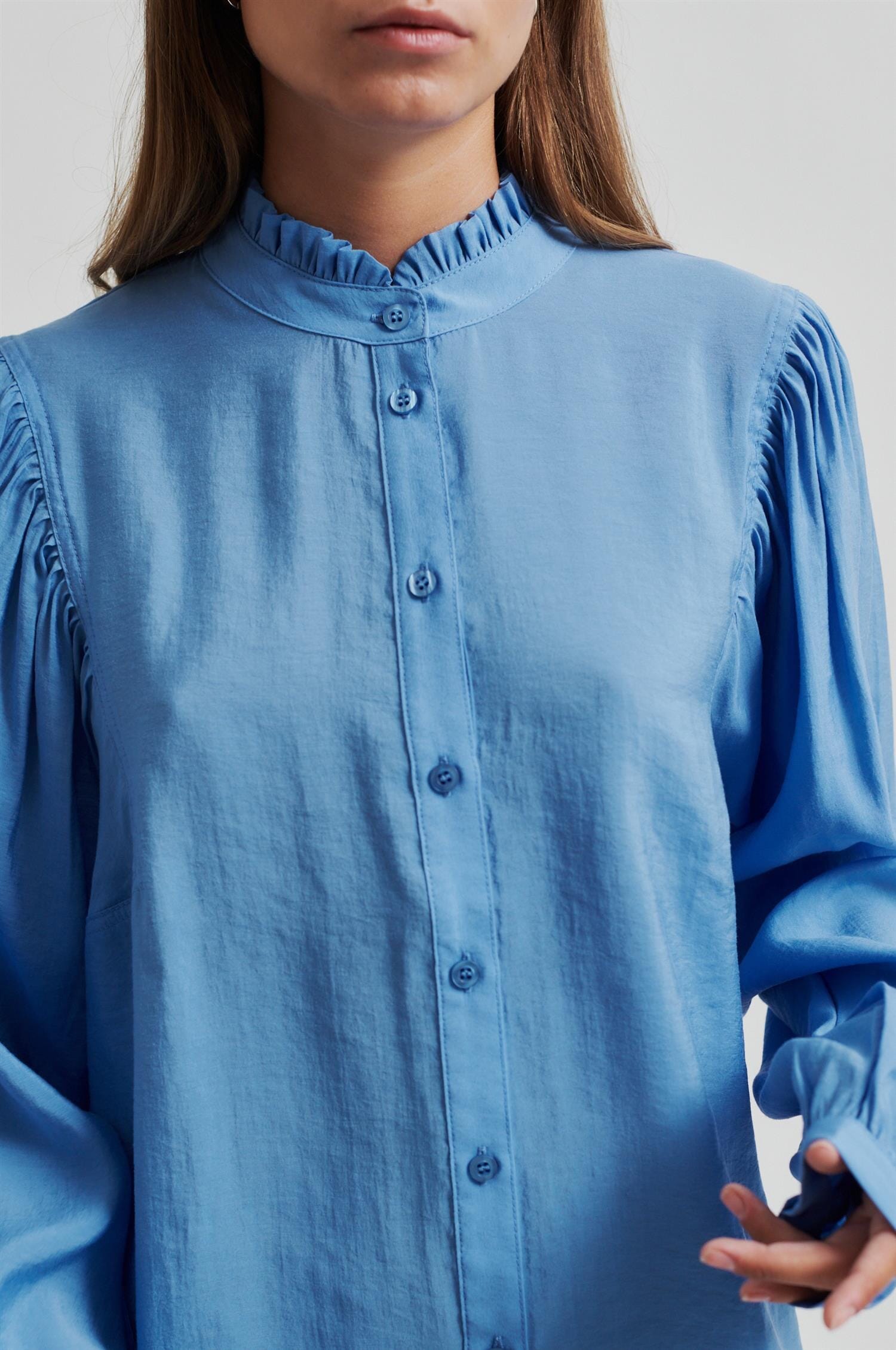 Second Female Emelia Shirt Marina Skjorte
