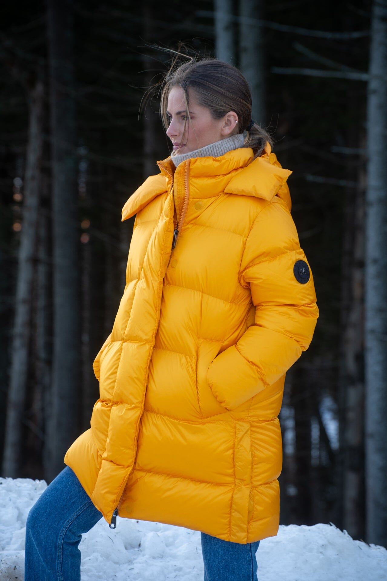 Monel Lucie Boxy Mid Royal Yellow Ytterplagg