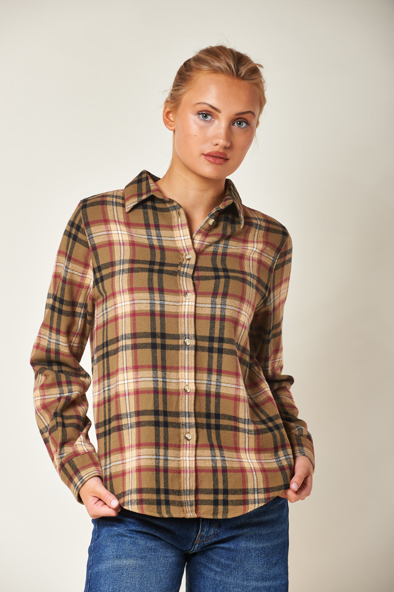 Arc Classic Tartan Khaki/Beige Combo