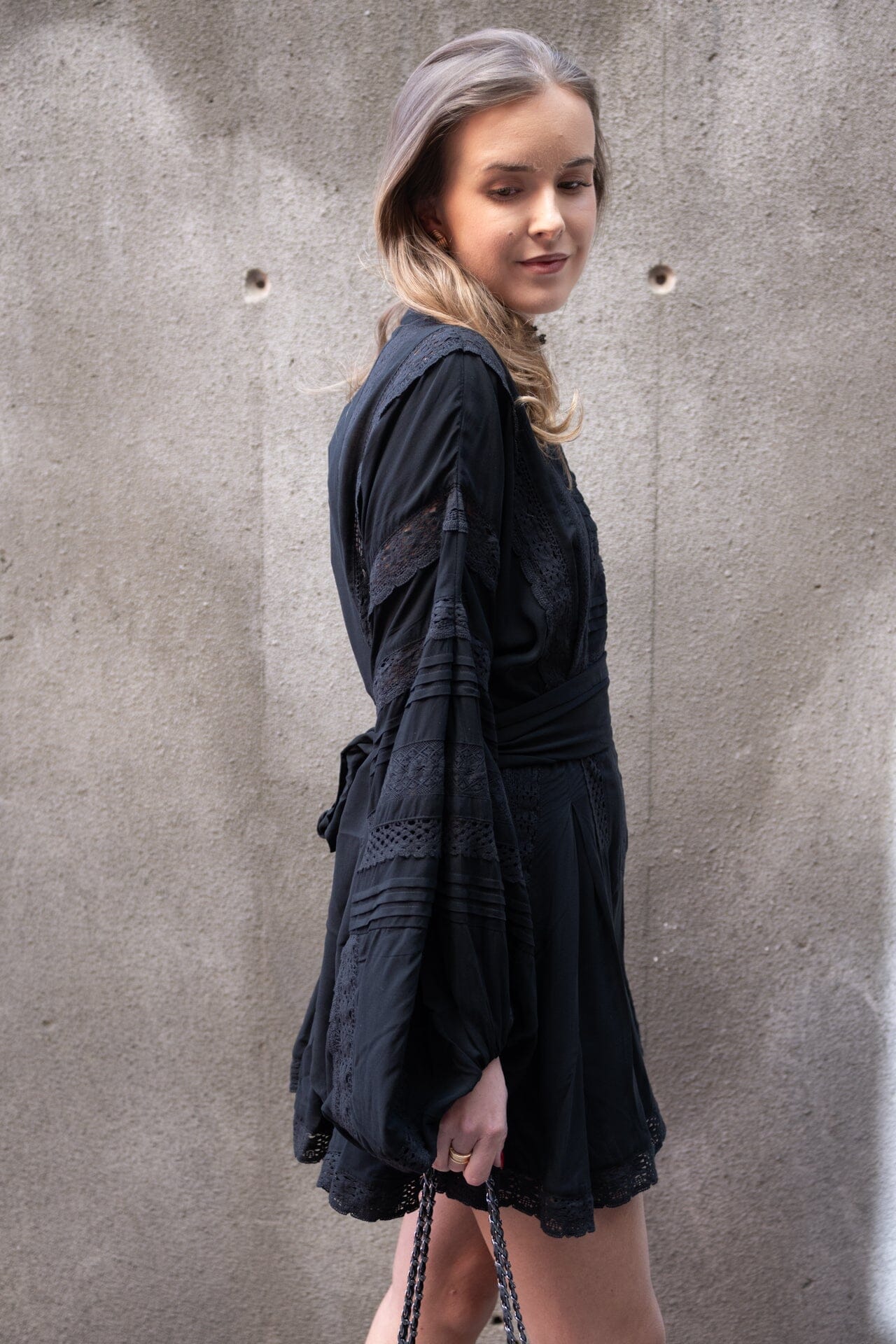 RAVN RAVN LitaRV Dress Black Kjole