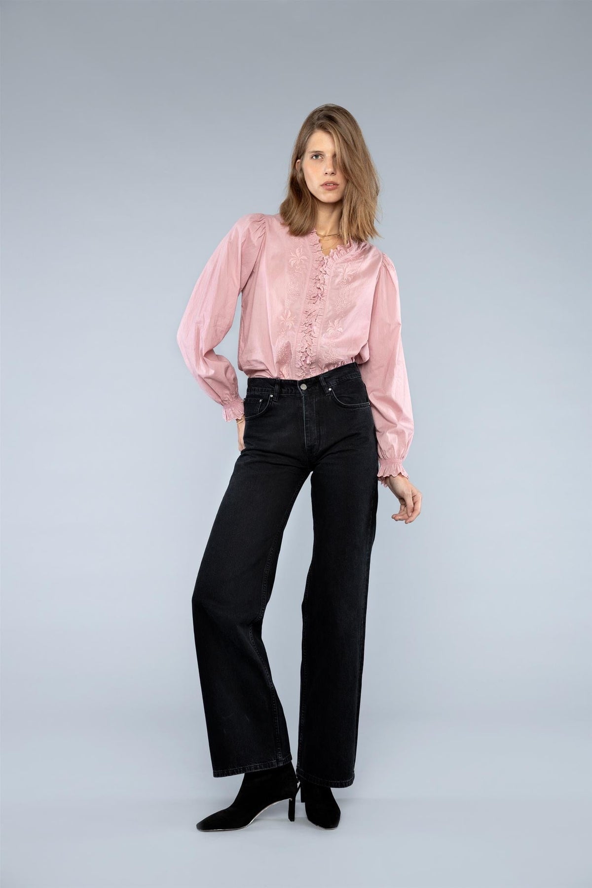 Pia Tjelta Olivia Dusty Pink Bluse
