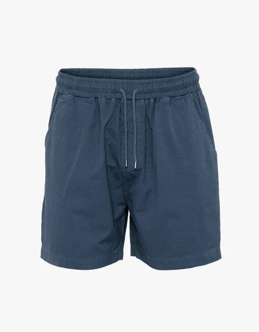 Colorful Standard Organic Twill Shorts Petrol Blue Bukse
