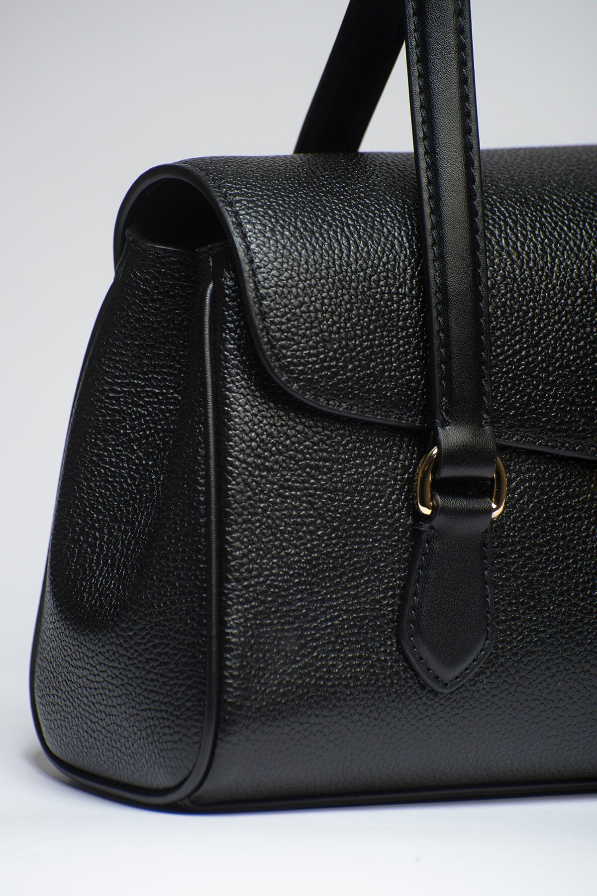 Michael Kors Fleur Medium Leather Shoulder Tote Bag Black Tilbehør
