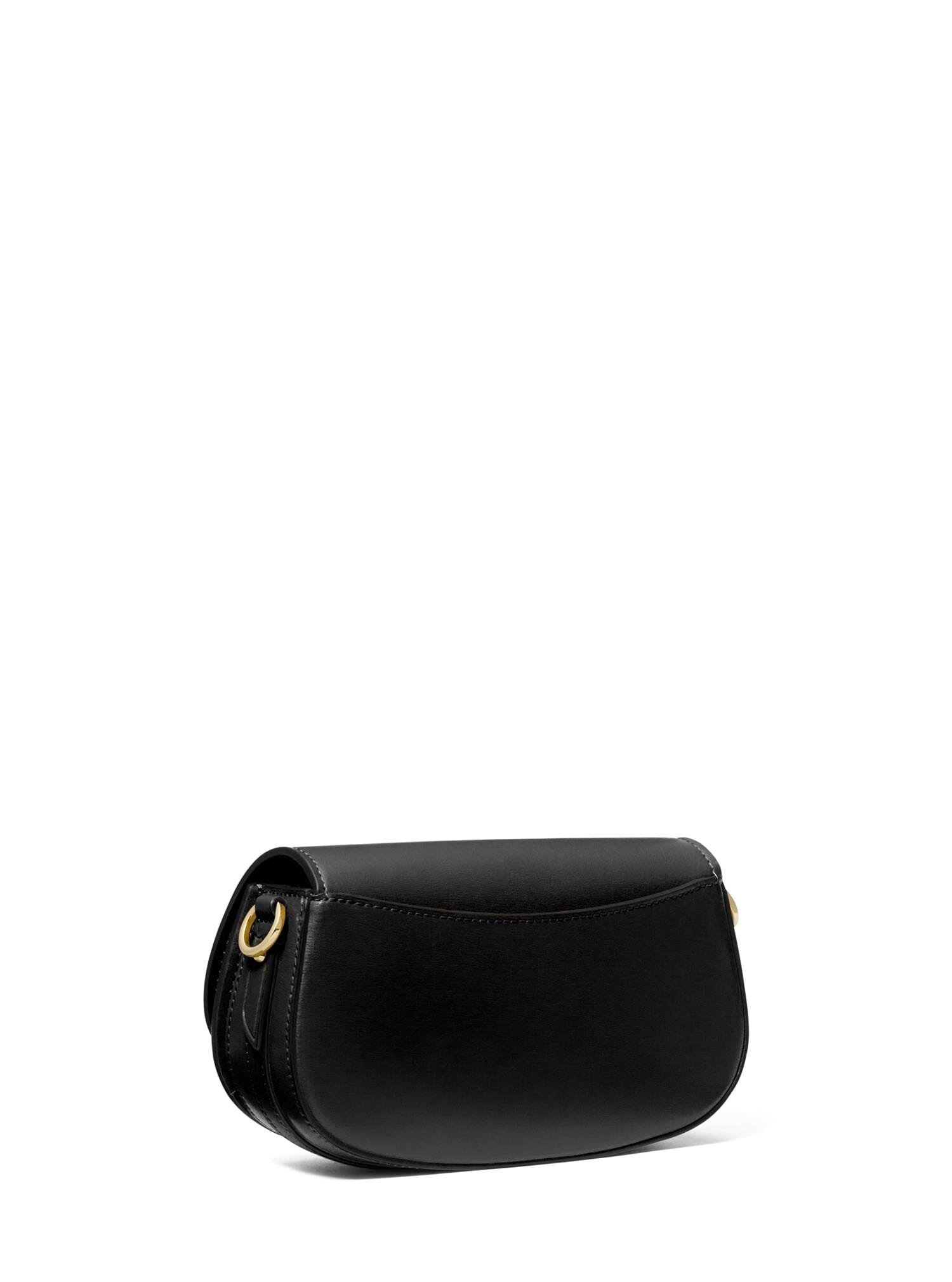 Michael Kors Mila Small Leather Sling Messenger Black Tilbehør