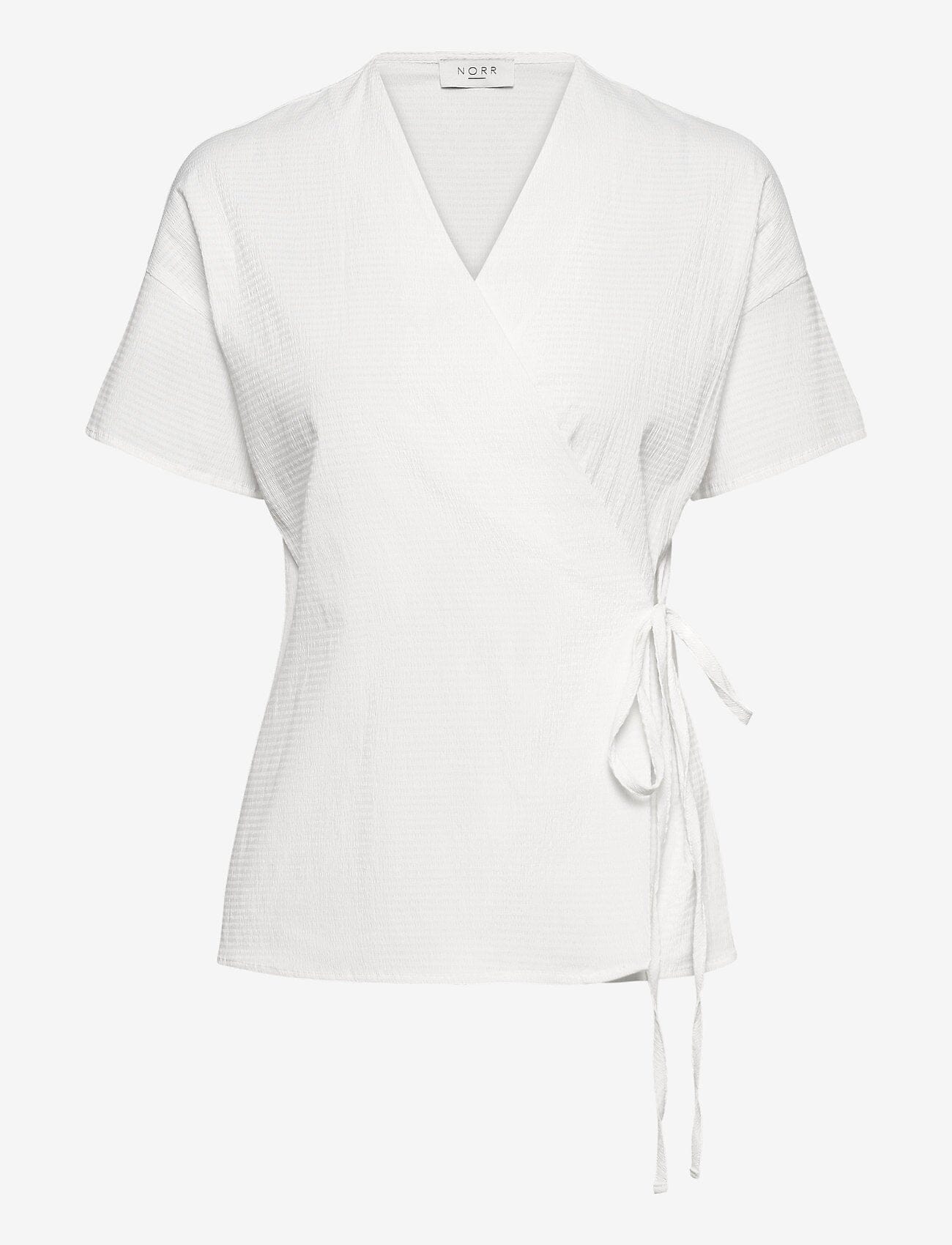 Norr Gabriella Shirt White Skjorte