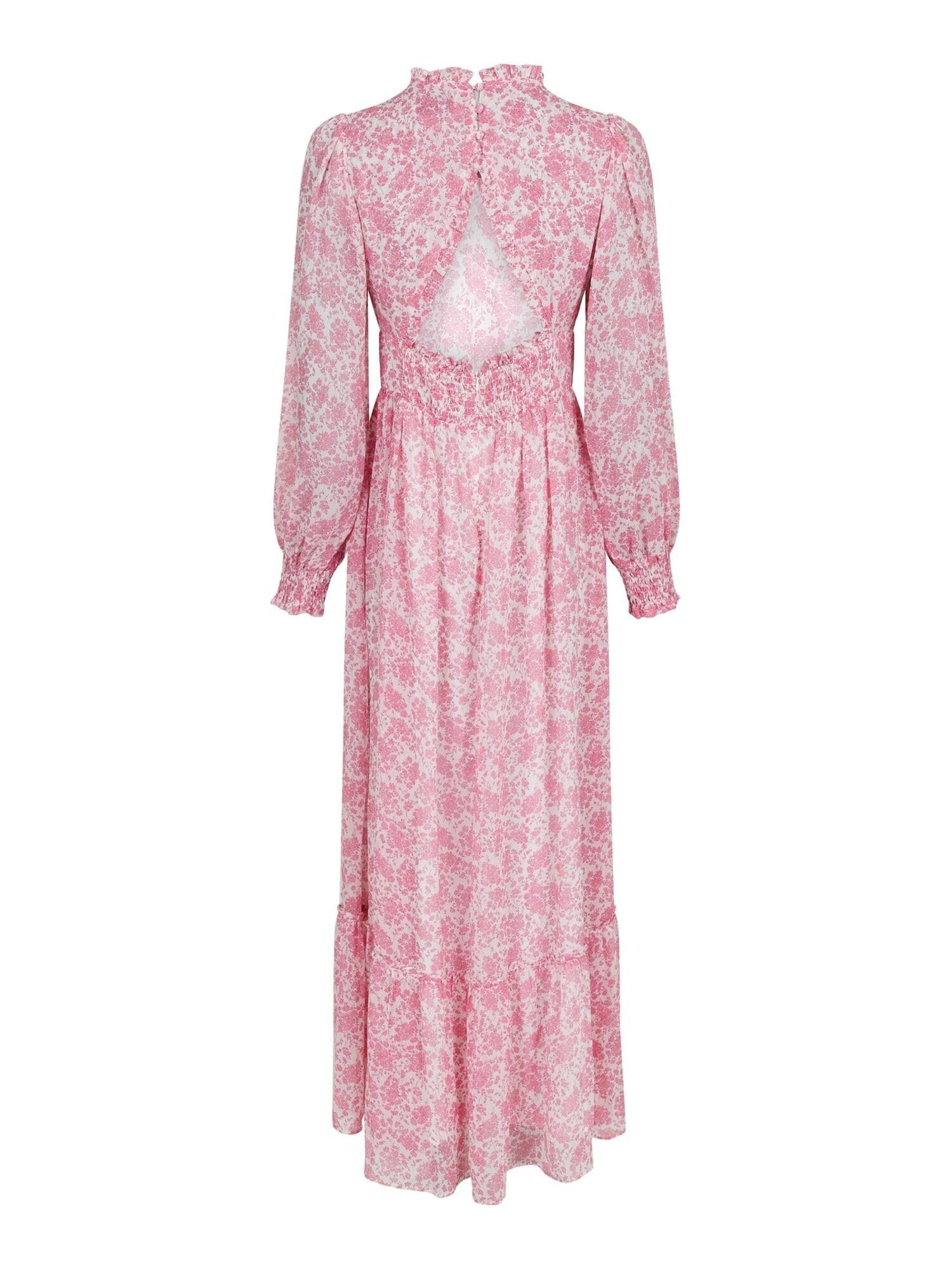 Neo Noir Nisja Livly Flower Dress Light Pink Kjole