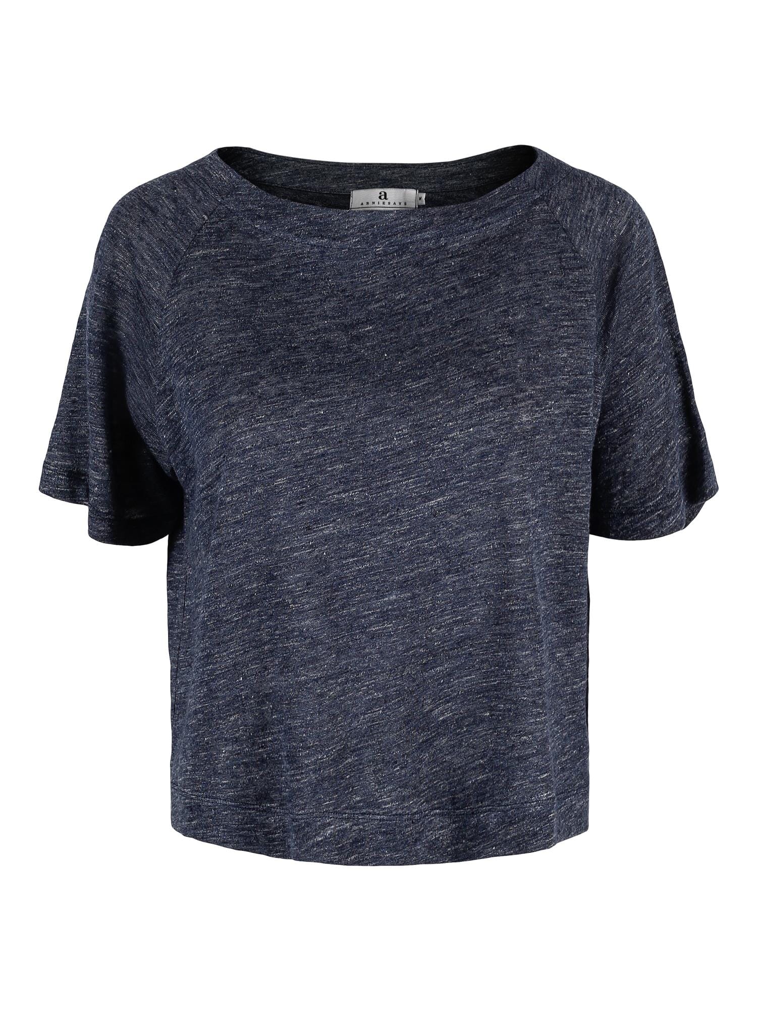 ArnieSays: Jaden Linen Blue Melange T-shirt
