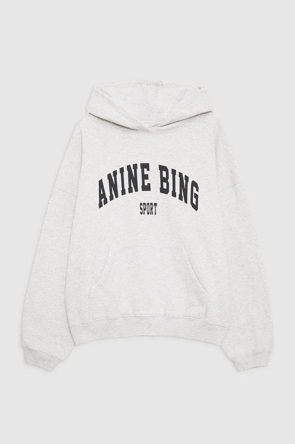 Anine Bing Harvey Sweatshirt Grey Melange Genser