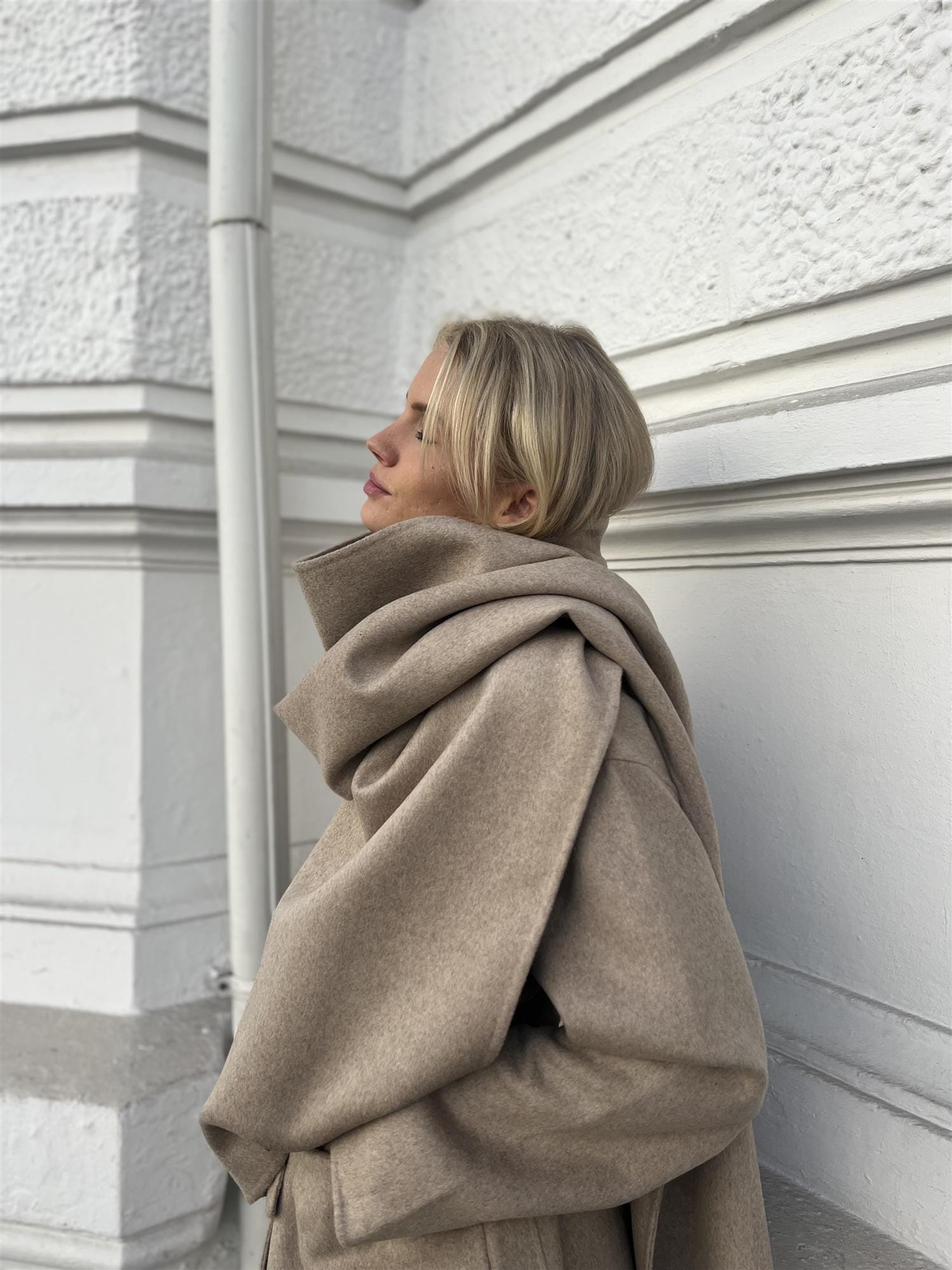 Clermonte Scarf Sandy Wool Sand Tilbehør