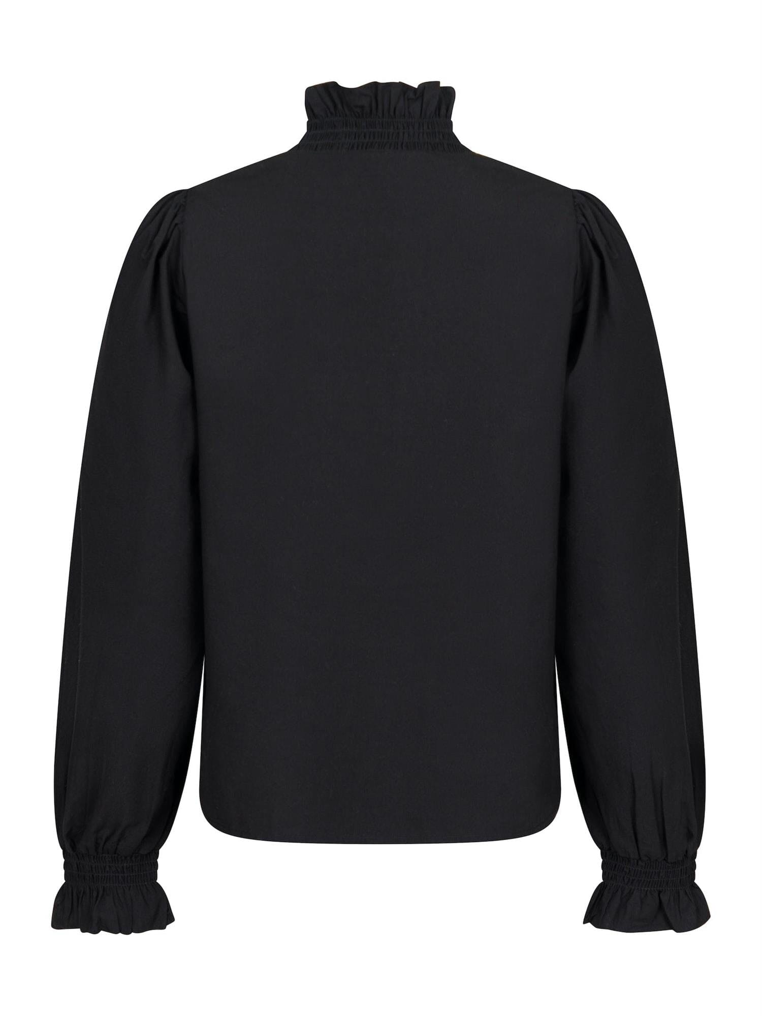 Neo Noir Brielle Solid Shirt Black Skjorte