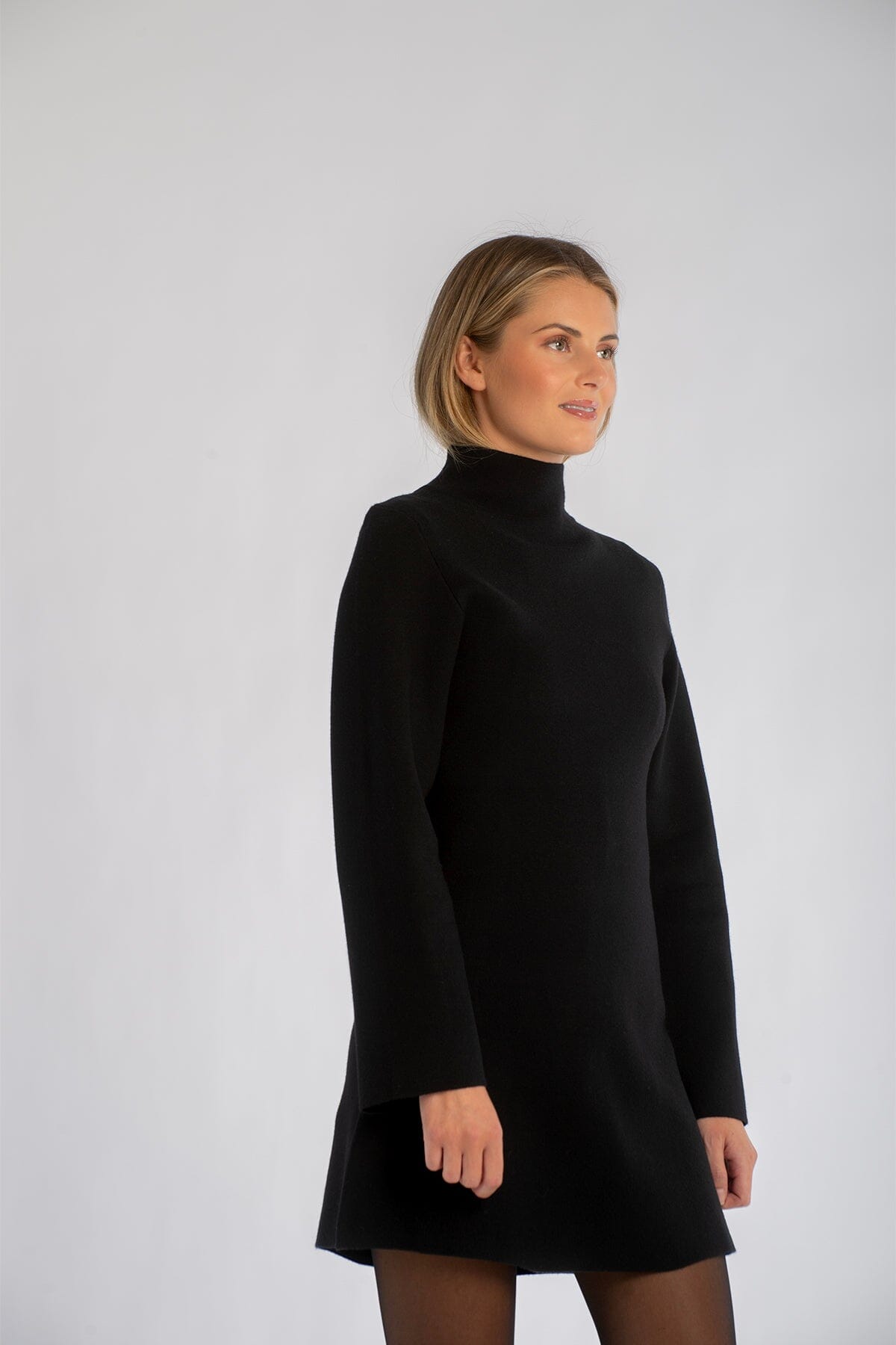 Iben Serge Dress Black Kjole