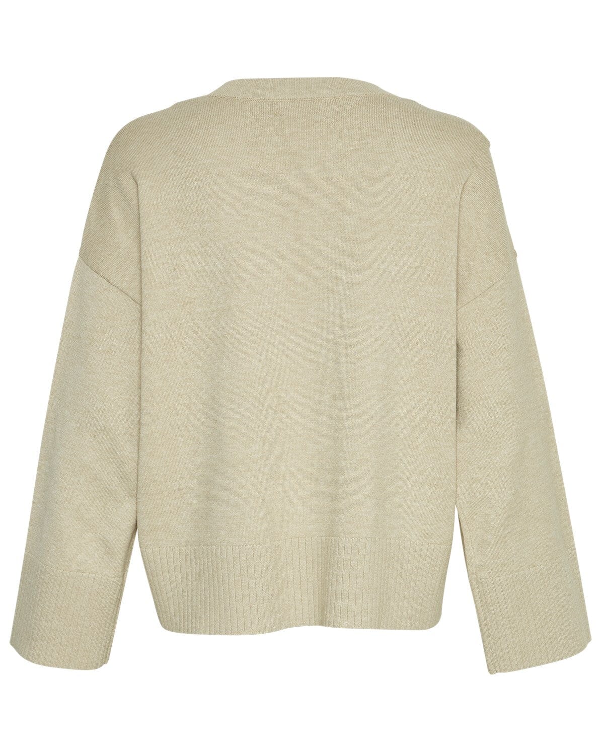 Moss Copenhagen Odanna Rachelle Pullover Oatmeal Melange Genser