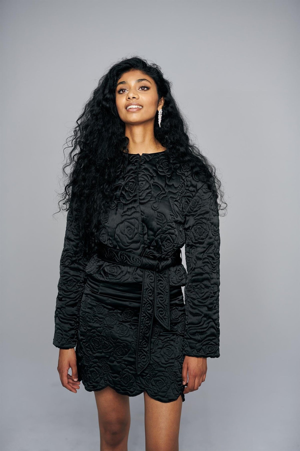 Rose Jacket Black