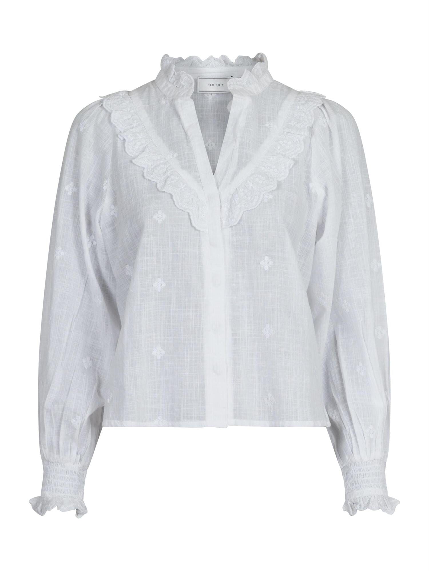 Neo Noir Degas Blouse White Bluse