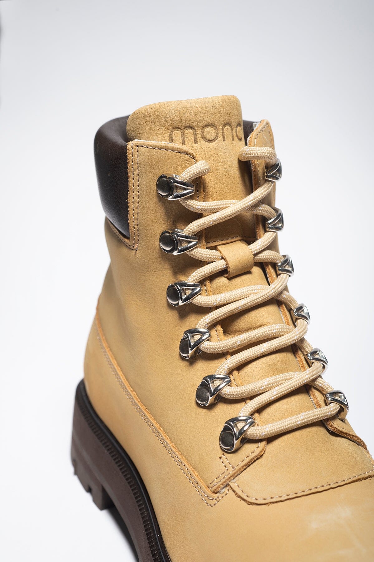 Mono Dici Nubuck Yellow Sko