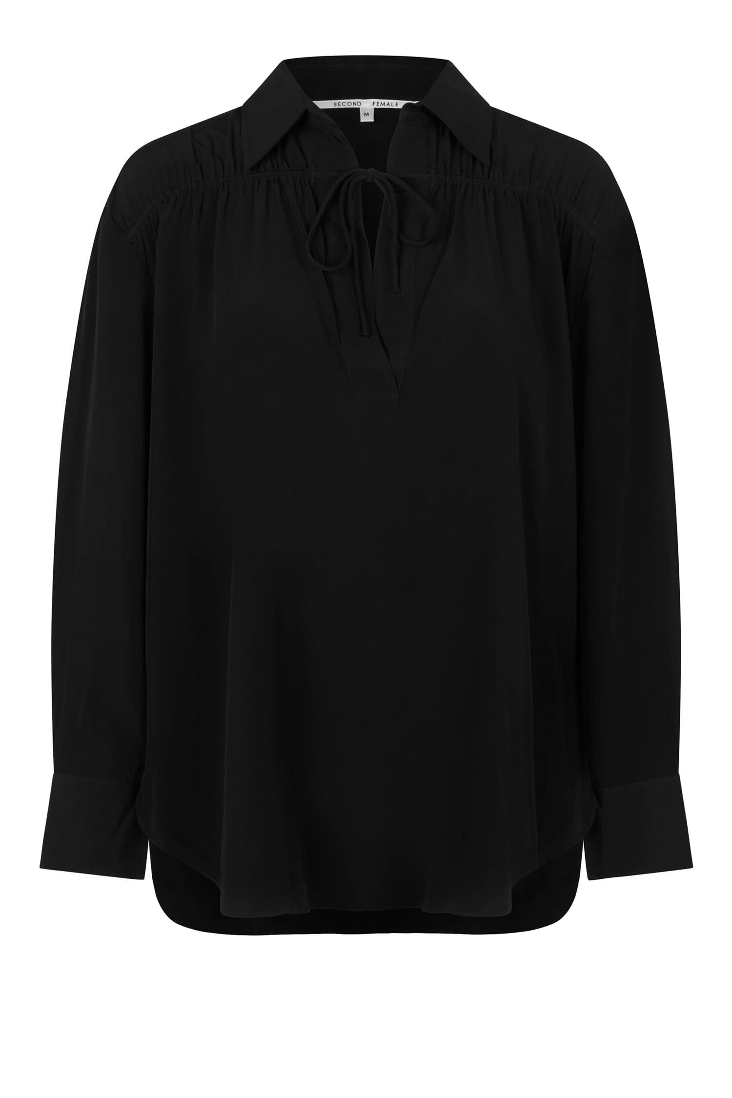 Second Female Cibelle Tunic Blouse Black Bluse