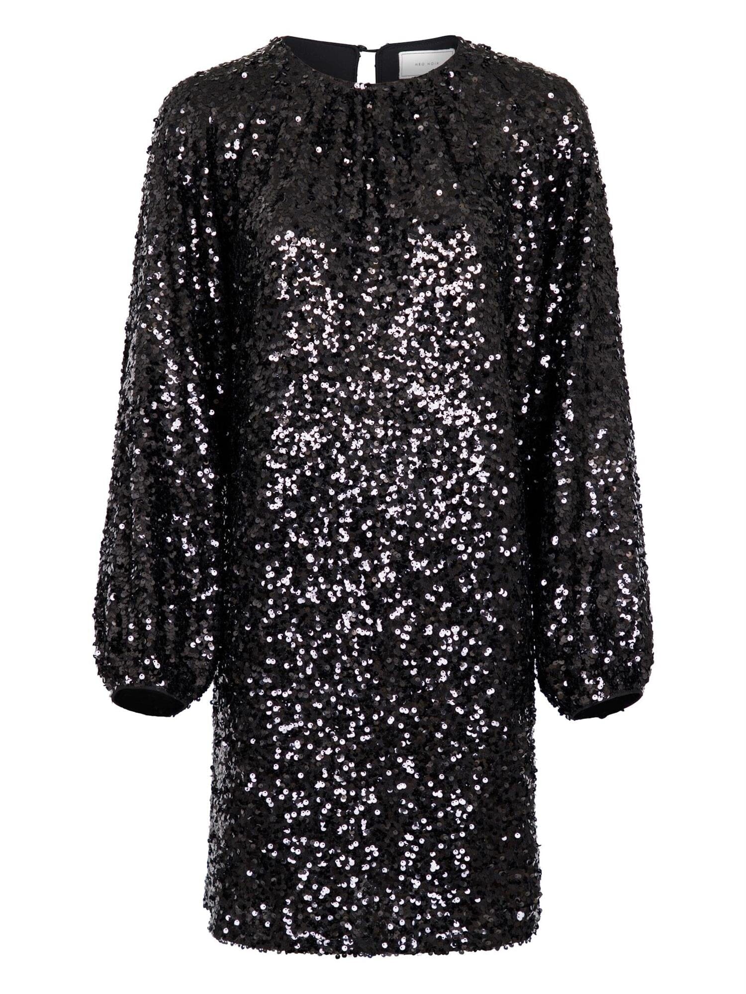 Neo Noir Ezra Fall Sequins Dress Black Kjole